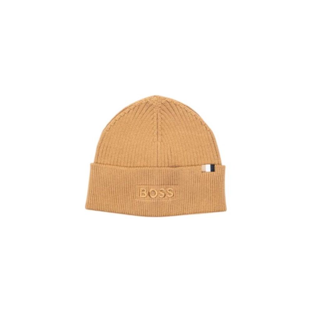 Hugo Boss Beige Cotton Cap (Baseball Men's Hat)